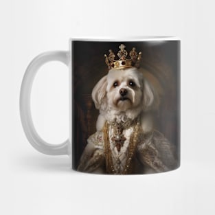 Regal White Havanese - Medieval Cuban Queen Mug